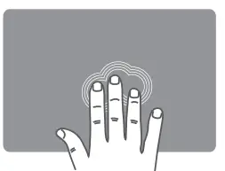 Touch pad function description (iOS 13.4.1 and above), must be switched to iOS system