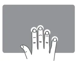 Touch pad function description (iOS 13.4.1 and above), must be switched to iOS system