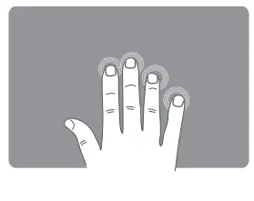 Touchpad function description (Windows10), must be switched to Windows system