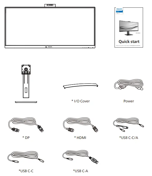 PHILIPS 34B1U5600CH Curved UltraWide Business Monitor-