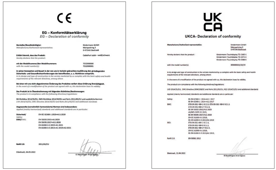 Kindermann TD 3015 UW Touch Display - 6