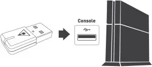 Connect Mini Transmitter to USB Port
