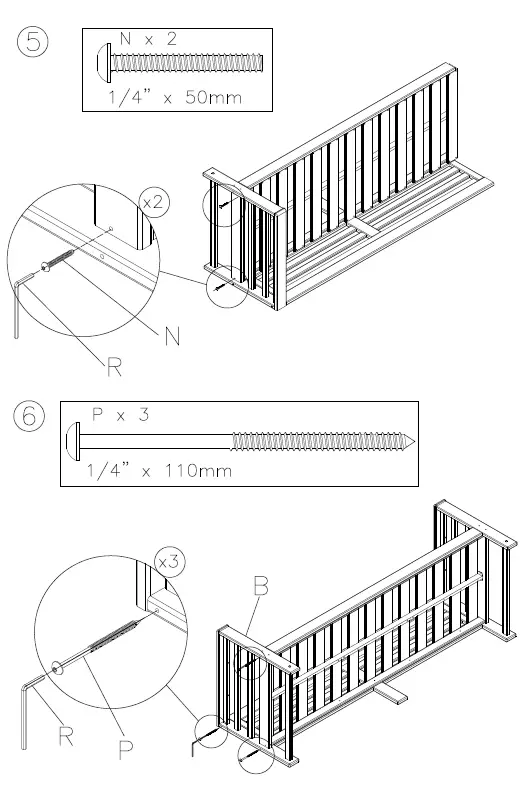 ASHLEY P417-838 Outdoor Seating Sofa 6