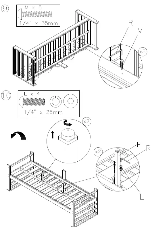 ASHLEY P417-838 Outdoor Seating Sofa 8