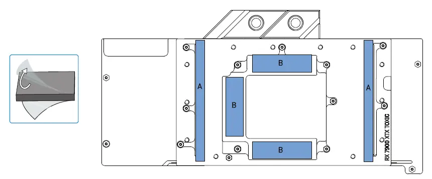 ALPHACOOL Eisblock Aurora Acryl RX 7900XTX-XT Toxic with Backplate 2