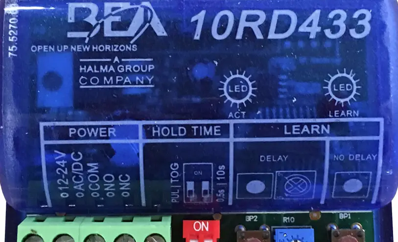 Allegion 8310-865 433mhz Transmitters & Receivers Installation Guide Allegion 8310-865 433mhz Transmitters & Receivers Installation Guide