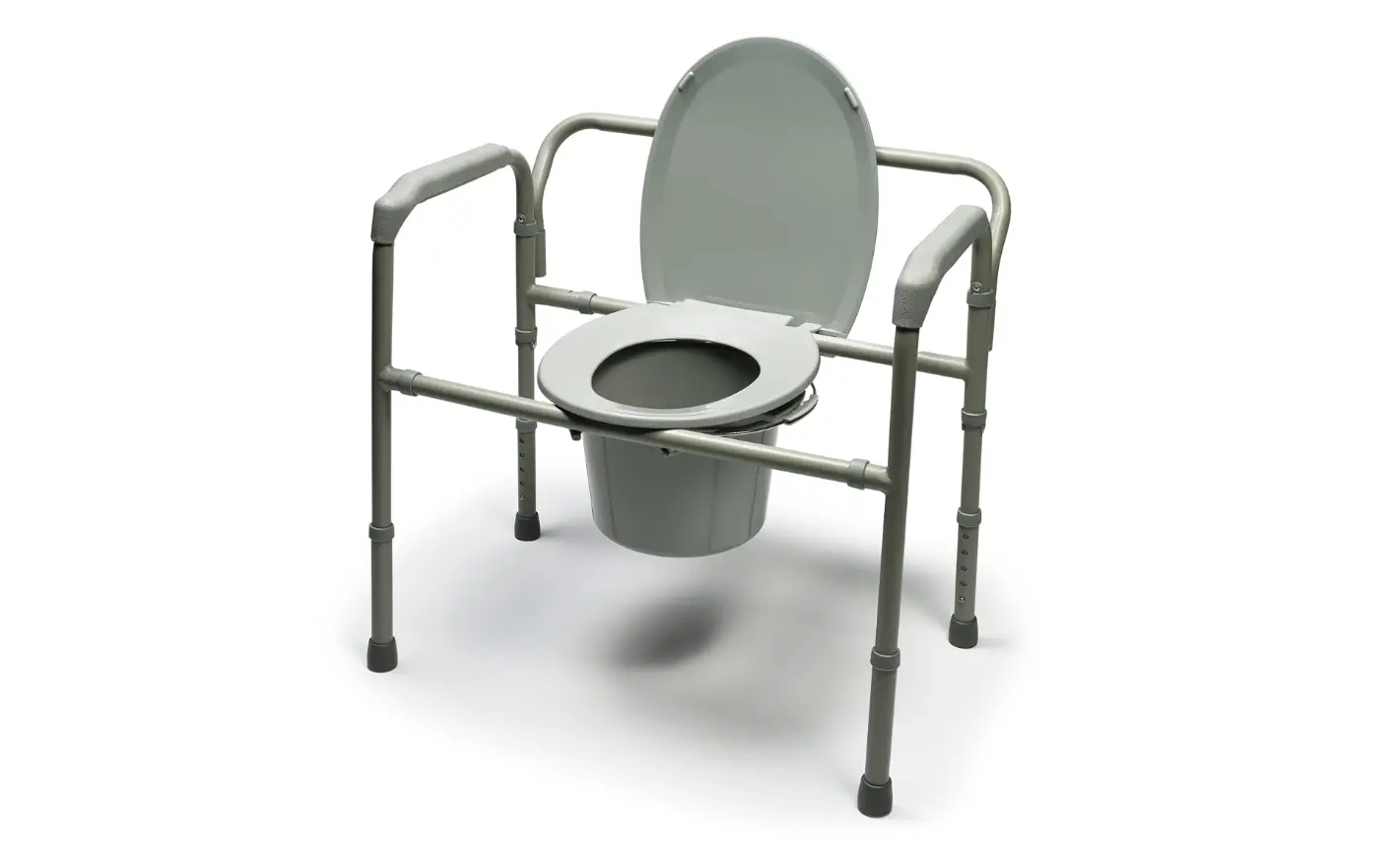 Lumex 7109a-2 Bariatric Folding Steel Commode User Manual
