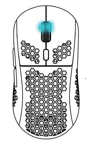 HXSJ T90 RGB Lighting Wireless Bluetooth Mouse - instructions5