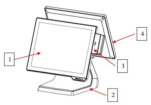 FIG 1 The composition of whole machine