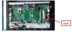 FIG 28 Mainboard and memory removal and replacement