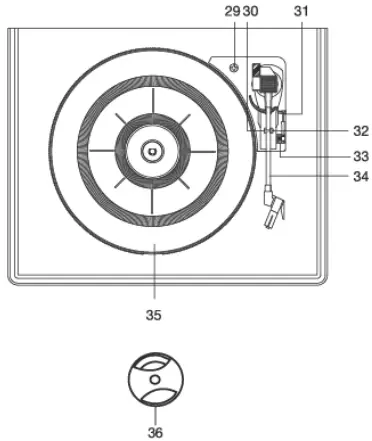 CROSLEY CR2405D Director Turntable -Product Description