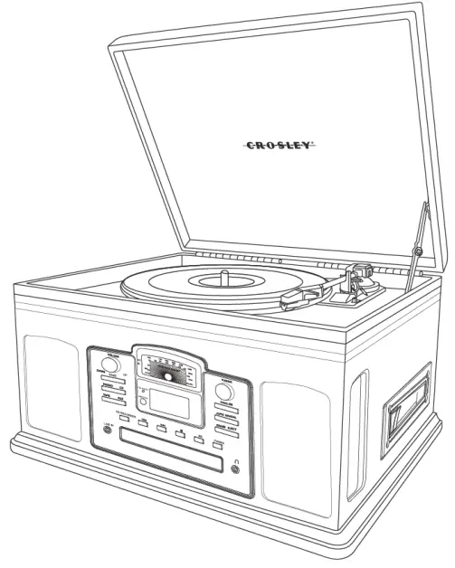 CROSLEY CR2405D Director Turntable