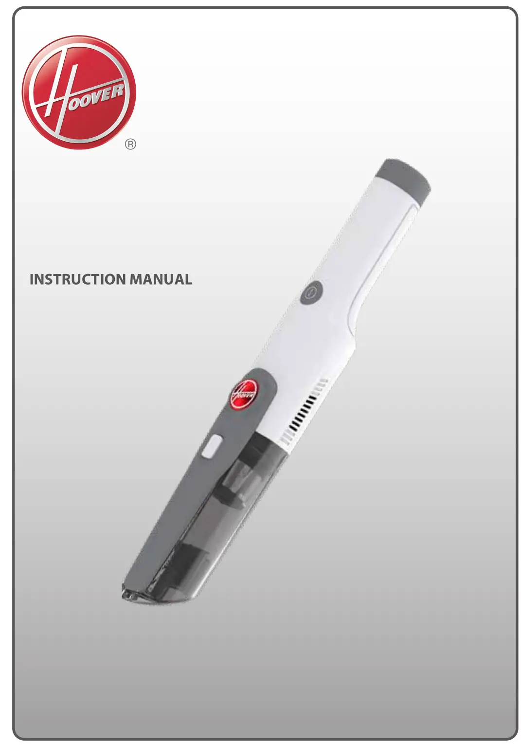 HOOVER HH710M handHeld Vacuum CLeaner Instruction Manual