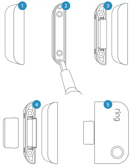 Contact Sensor for Ring Alarm 5B28S5 - Slim Magnet