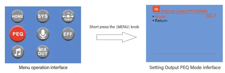 JBL Intelligent Integrated Amplifier - PEQ Mode