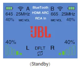 JBL Intelligent Integrated Amplifier - standby