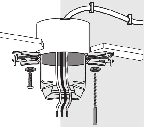 Hunter 59397 Warrant Ceiling Fan - Angled Mounting 3