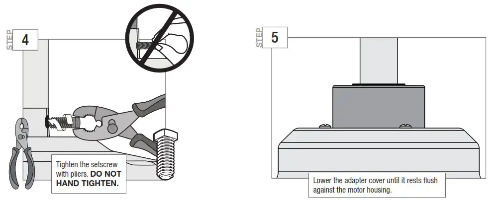Hunter 59397 Warrant Ceiling Fan - Installing the Downrod 2