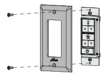 Hunter 59397 Warrant Ceiling Fan - Preparing the Wall Control 5