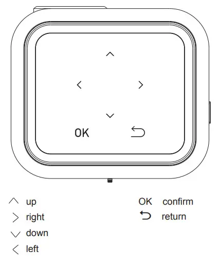 Kmart Mini DLP LED Projector - navigation