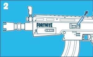NERF NER FORTNITE AR - Open access door