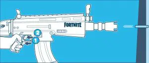 NERF NER FORTNITE AR - old down a