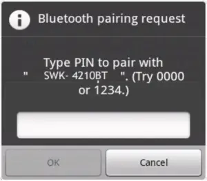 Bluetooth Pairing