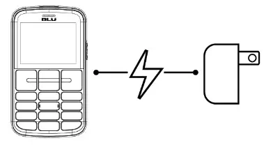 BLU JOY J012 Mobile Phone- CHARGE