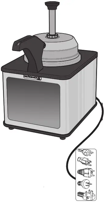 SERVER FSPW SS Merchandiser with Pump - Cover