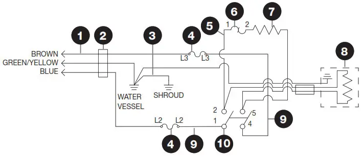 SERVER FSPW-SS Merchandiser with Pump - WIRING 2