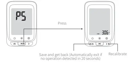 COOSPO BC107 Bike Computer Wireless GPS with Bluetooth- Power