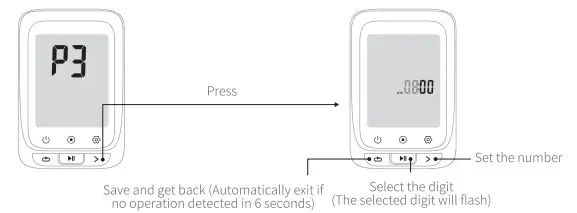 COOSPO BC107 Bike Computer Wireless GPS with Bluetooth- time