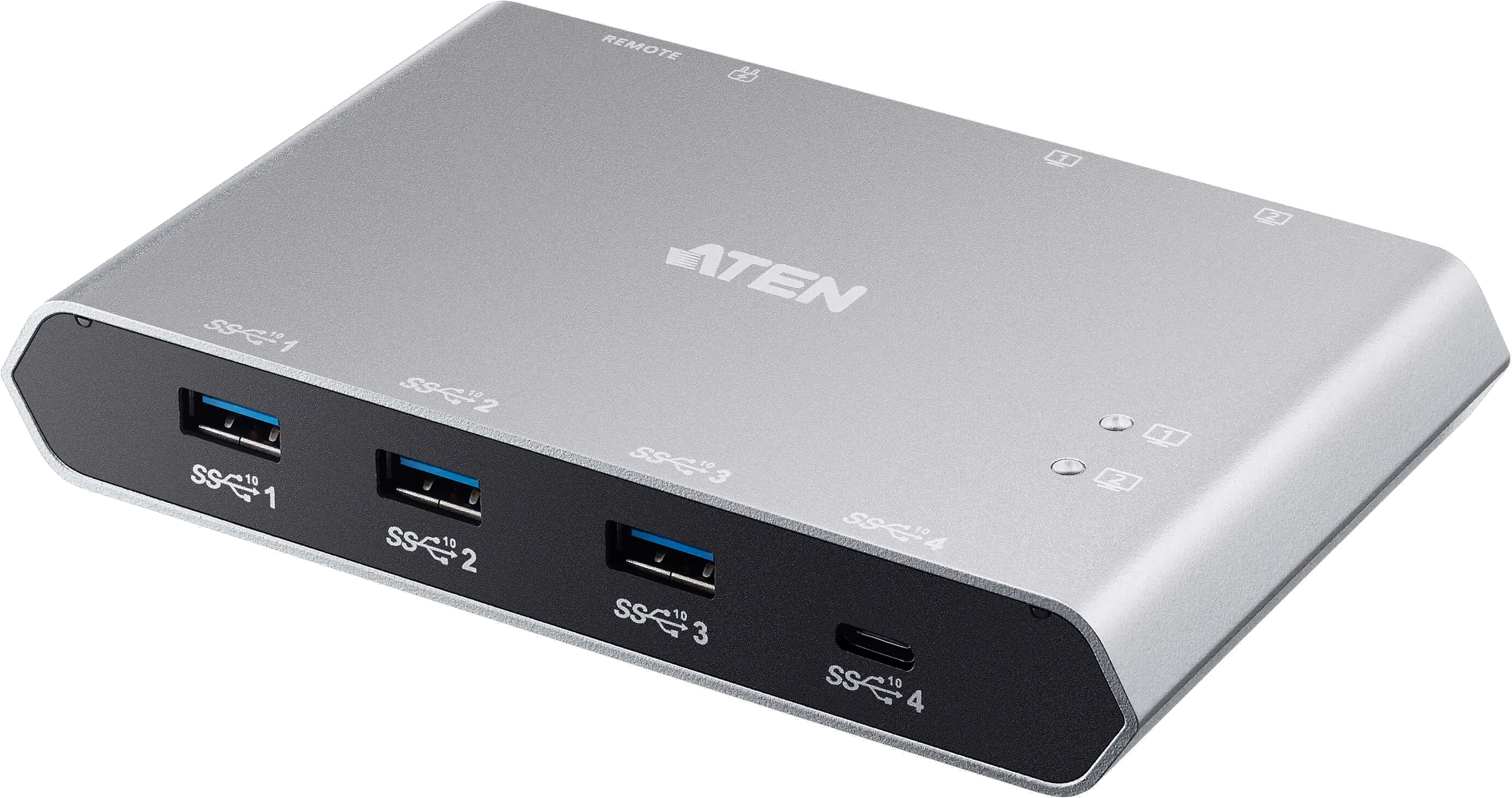 ATEN US3342 2-Port USB-C Gen 2 Sharing Switch with Power Pass-Through