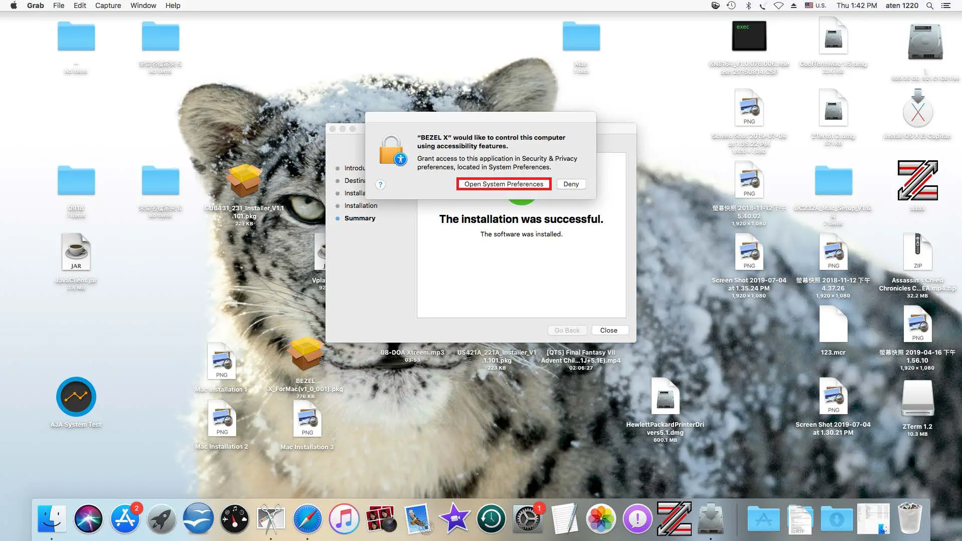Installation for Mac Operation System 04