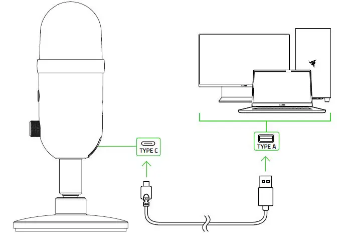 RAZER RZ19-04050100-R3U1 Seiren V2 X USB Microphone for Streamers fig6