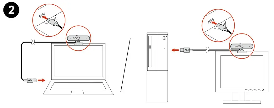 Lenovo 510 FHD Webcam- 2