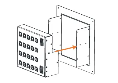 ALLEN HEATH 16x4 Wallmount Dante AES67 Audio I O Expander-5