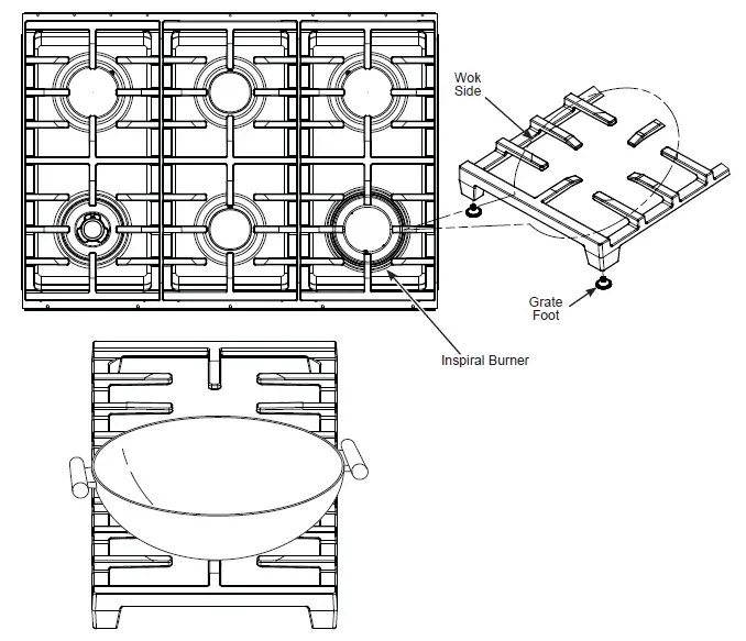 CAFE CGU366 36 Inch and 48 Inch Professional Rangetops fig 9