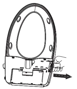 BEMIS HD 5000 Bidet Seat - Installing the battery