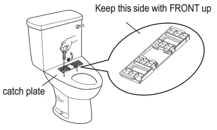 BEMIS HD 5000 Bidet Seat - catch plate
