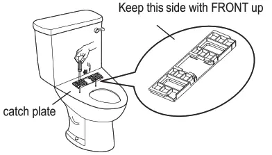 BEMIS HD 5000 Bidet Seat - catch plate1