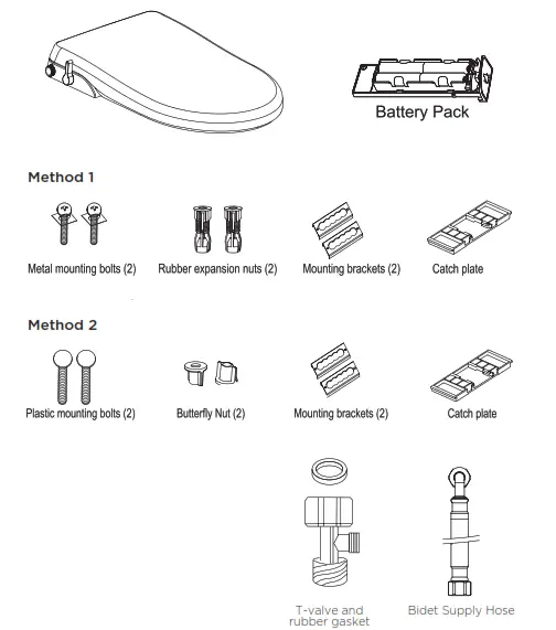 BEMIS HD 5000 Bidet Seat - fig 1