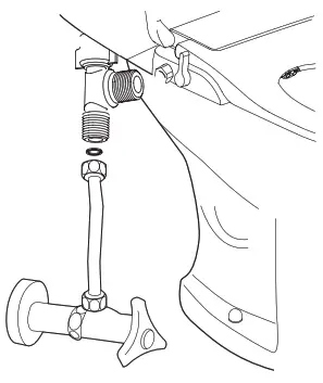 BEMIS HD 5000 Bidet Seat - properly seated