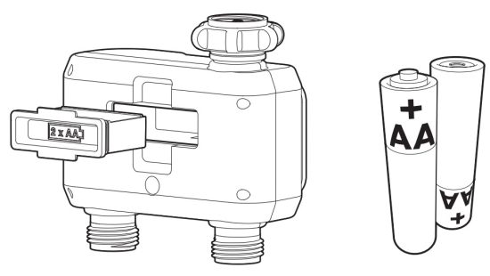 dewenwils HDWT02B Automatic Water Timer - Battery Installation