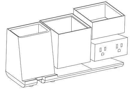 BOSTITCH KT2-CLUBKITQI Konnect Wireless Charging Station