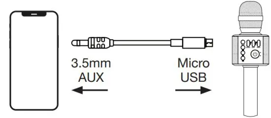 WooSheep KRMC101 Wireless Bluetooth Karaoke Microphone - Recording