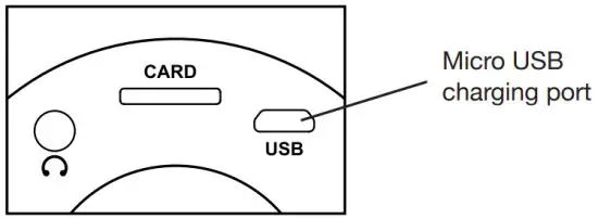 WooSheep KRMC101 Wireless Bluetooth Karaoke Microphone -port