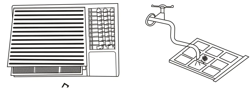 Dimplex DCB05C Window Wall Box Air Conditioner - AIR FILTER