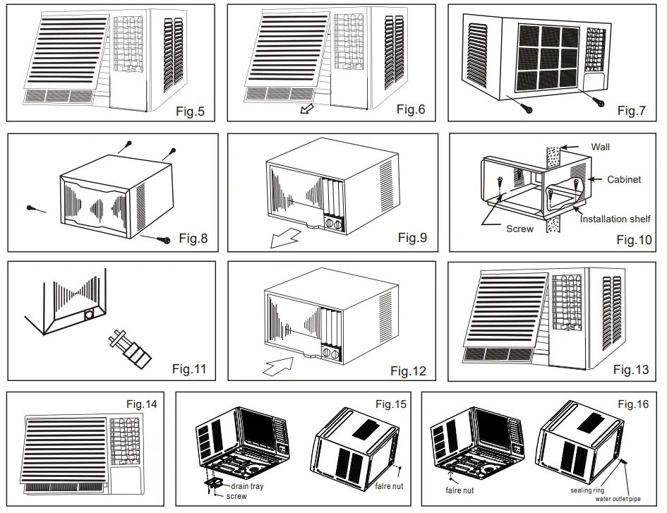 Dimplex DCB05C Window Wall Box Air Conditioner - fig 5