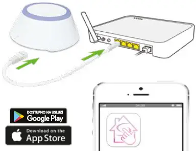 SALUS OS600 Door Sensor Installation Fig1
